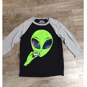 Spencer’s alien smoking shirt
